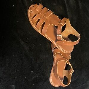 Brown Strappy Sandals
